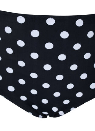 Druk bikini bodems met een hoge taille, Dotted Print, Packshot image number 2