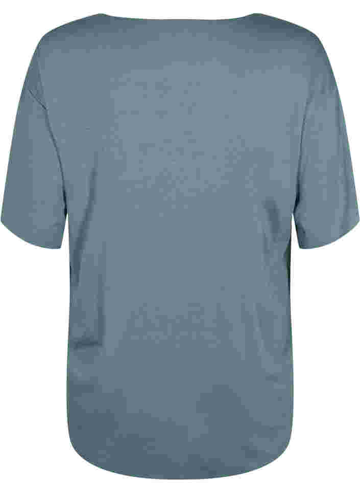 Sportieve blouse met korte mouwen, North Atlantic, Packshot image number 1
