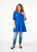 Tuniek van viscose met strikjes, Princess Blue, Model image number 2