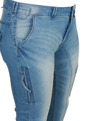 Sanna-jeans, Light blue denim, Packshot image number 2