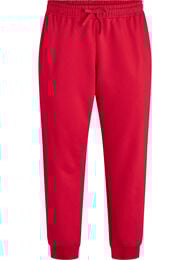 Sweatpants met hoge taille, Rood