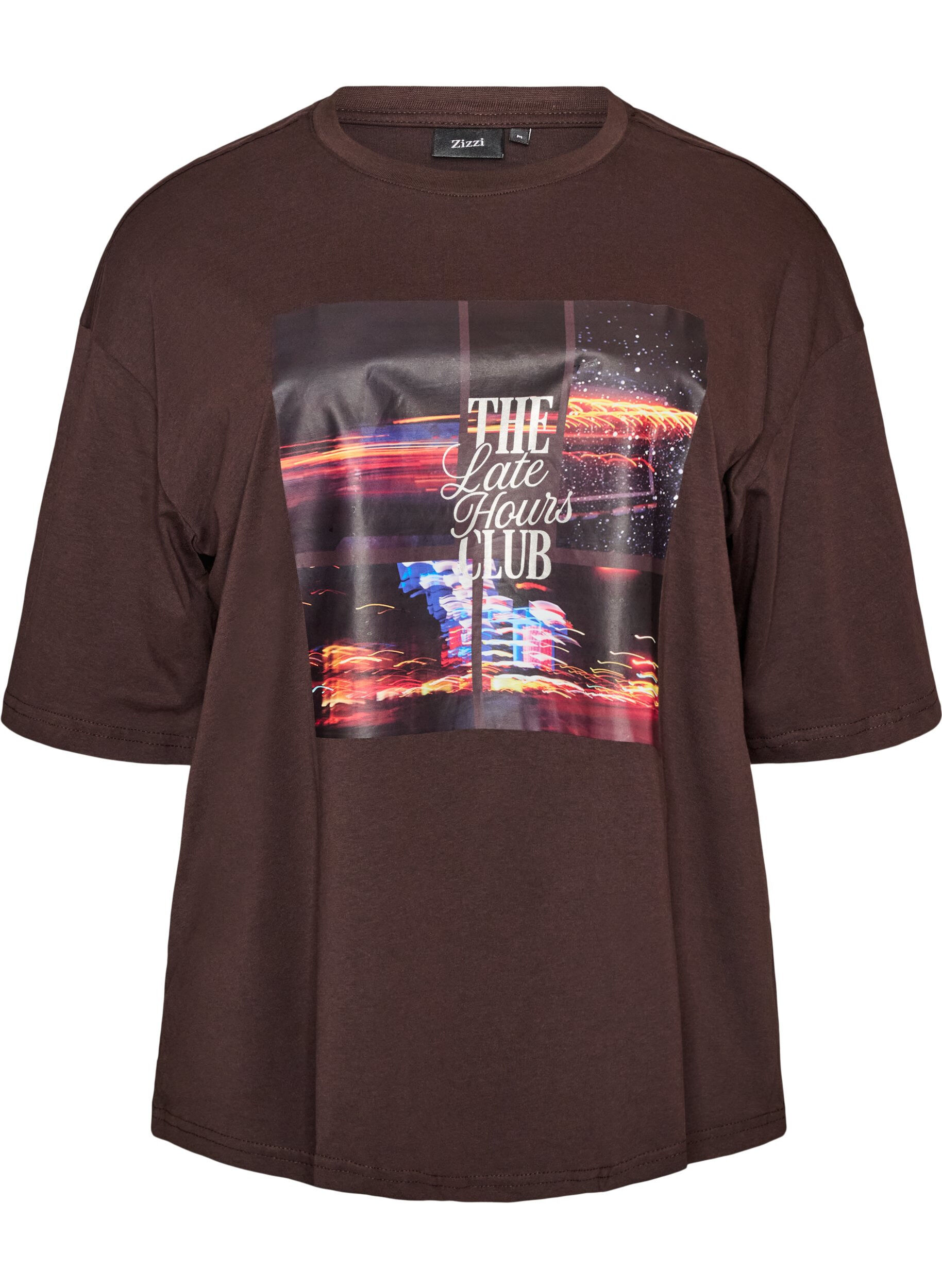 Oversized T-shirt met grote fotoprint