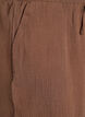 Culotte broek van katoen met hoge taille, Bruin, Packshot image number 2