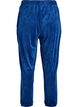 Velours broek met ingebosd patroon, Blauw, Packshot image number 1