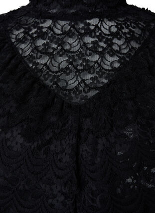 Kanten jurk met 2/4 mouwen, Black, Packshot image number 2