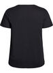 Kerst T-shirt van biologisch katoen, Zwart, Packshot image number 1