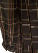 Gecontroleerde midi-jurk met een rok in lagen, Bruin, Packshot image number 3