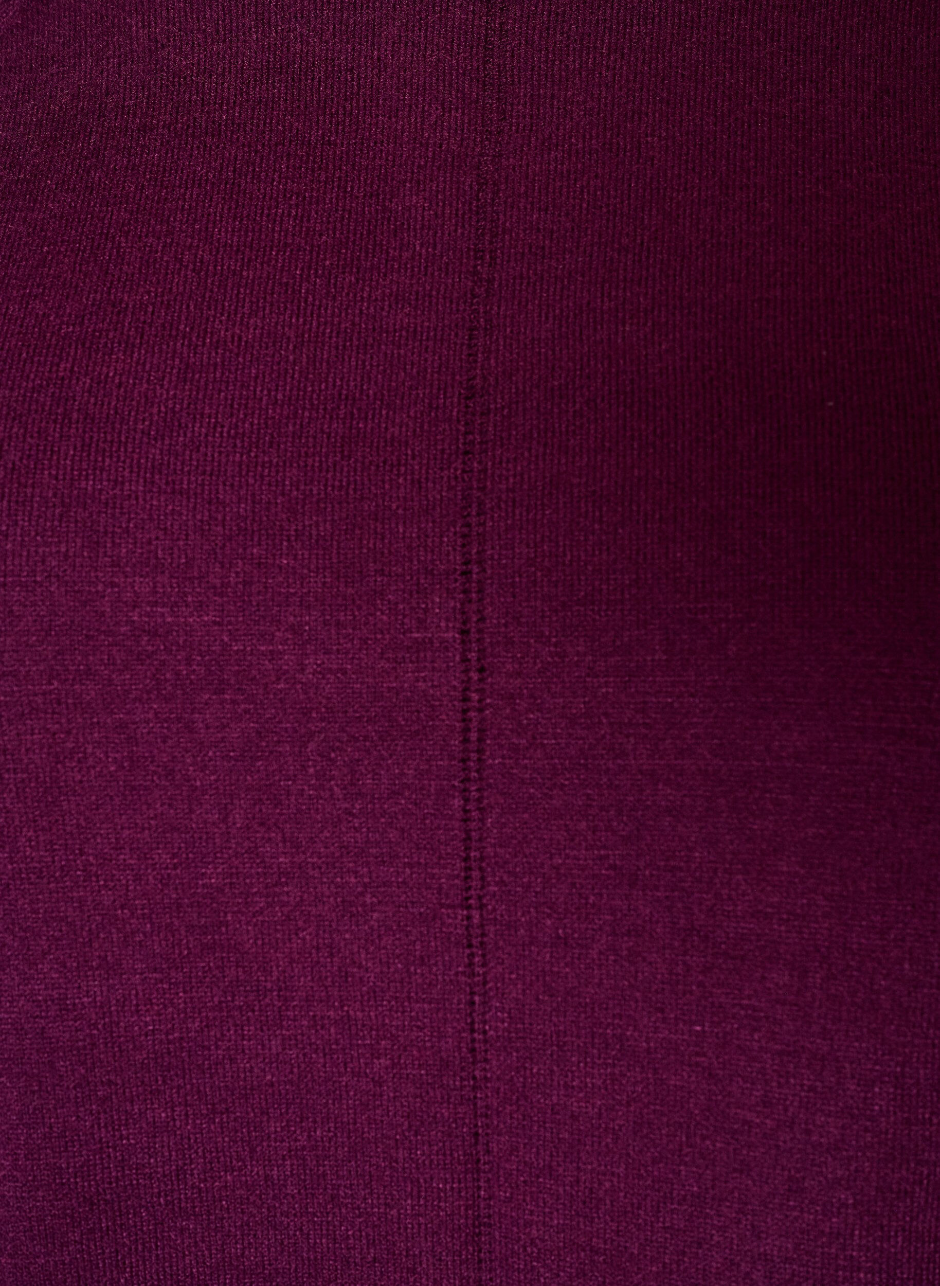 ZizziGebreide top met ronde hals en ingebreid patroon, Rood, Packshot image number 2