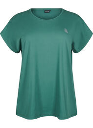 Effen gekleurd T-shirt voor sporten, Groen