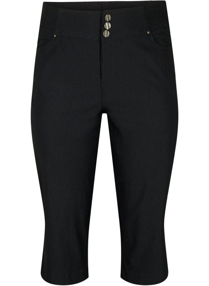 Strak slipje met high waist, Black, Packshot image number 0