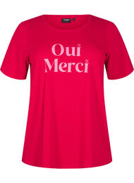 FLASH - T-shirt met motief, Rood