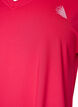 Losvallend trainings-T-shirt met V-hals, Roze, Packshot image number 2