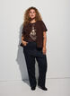 Teddy gilet met knopen en zakken, Bruin, Model image number 1