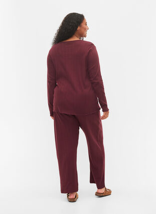 Pyjama broek in katoen met motief, Port Royal, Model image number 1