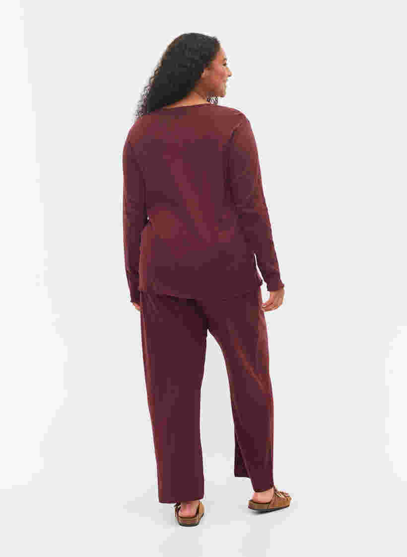 Pyjama broek in katoen met motief, Port Royal, Model image number 1