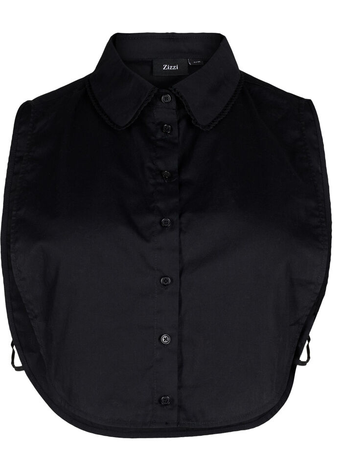 Kraag met kanten lint, Black, Packshot image number 0