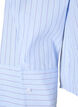 Gestreept shirt met wijde manchetten, Blauw, Packshot image number 3