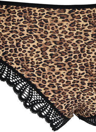 Slip met luipaard print en kant, Leopard Print, Packshot image number 3