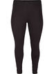 Viscose legging met steentjes in de zijkant, Black, Packshot image number 0