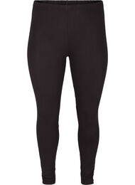 Viscose legging met steentjes in de zijkant, Black