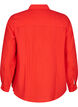 Shirt met een gestreepte textuur, Rood, Packshot image number 1