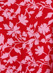 Korte a-lijn jurk met bloemenprint, Rood, Packshot image number 2