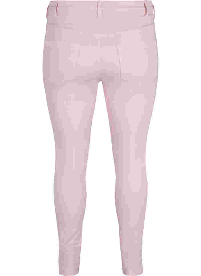 Super slim fit Amy jeans met hoge taille, Chalk Pink, Packshot image number 1