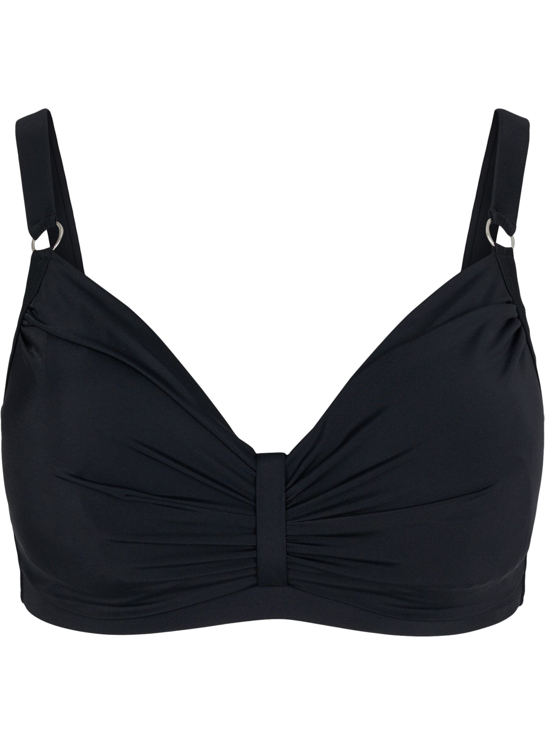 Bikini beugelbeha met plooien