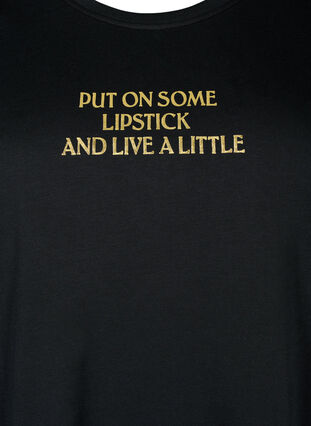 FLASH - T-shirt met motief, Black Lips, Packshot image number 2