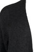 FLASH - Geribde cardigan met splitten, Dark Grey Melange, Packshot image number 2