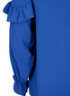 Blouse met ruches en knopen, Deep Ultramarine, Packshot image number 3