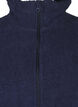 Badjas van badstof met ritssluiting, Navy Blazer, Packshot image number 2