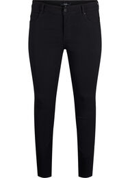 Slim fit broek met zakken, Zwart