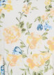 Viscose midi-jurk met bloemenprint, Blauw, Packshot image number 2