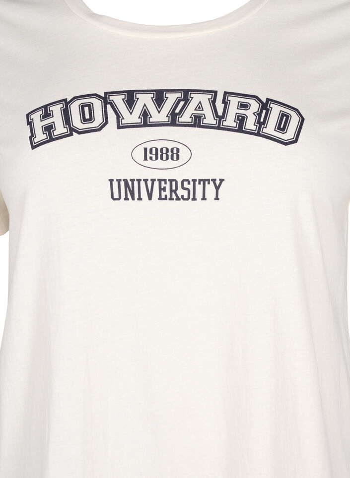 Katoenen T-shirt met tekstmotief, Antique W. W. Howard, Packshot image number 2