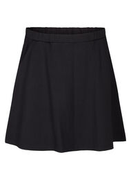 Skaterrok in viscose, Zwart