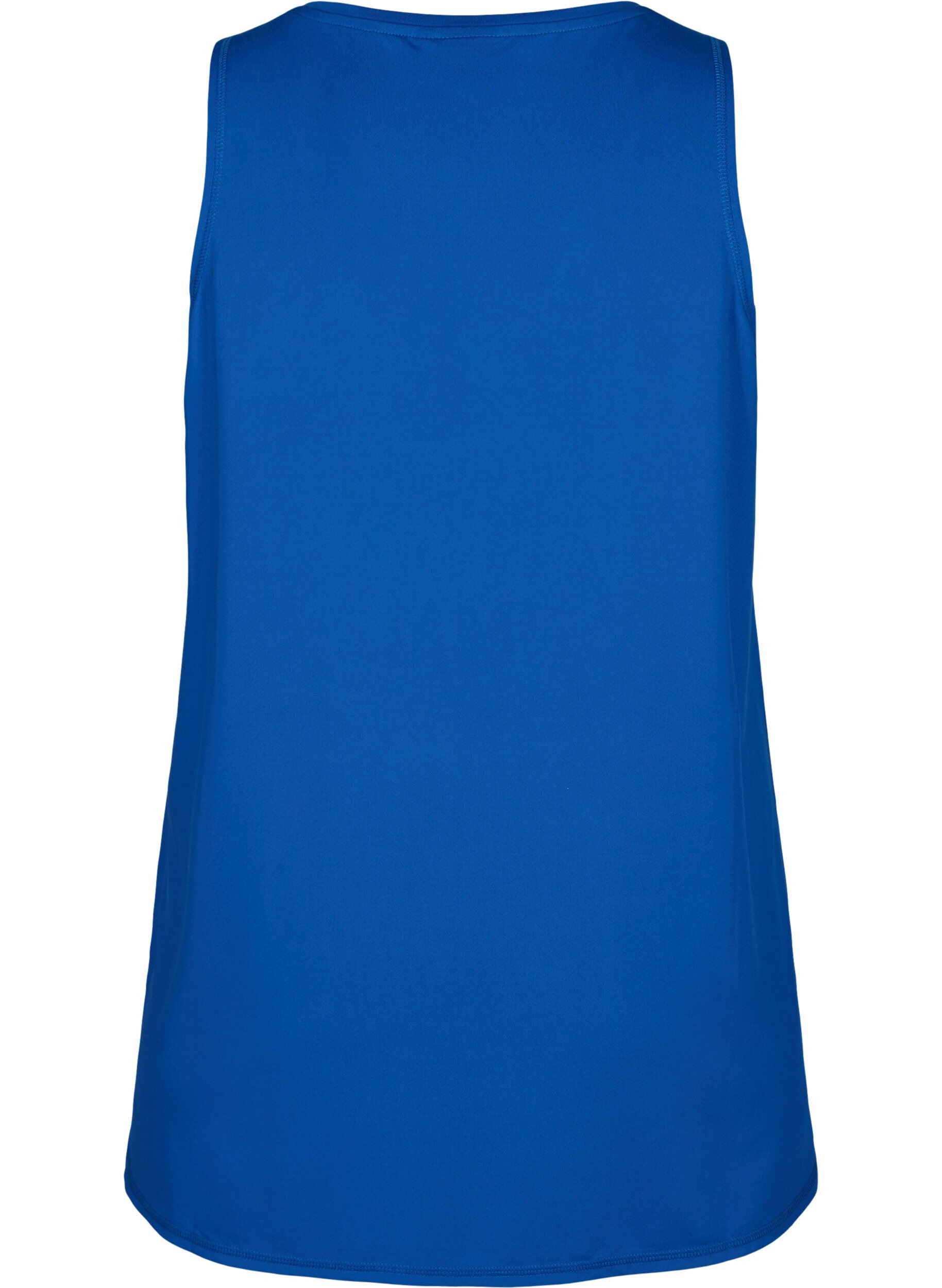 Zizzi Sporttopje met V-hals, Princess Blue, Packshot image number 1