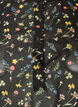 Blouse met all-overprint en korte knoopsluiting, Zwart, Packshot image number 2