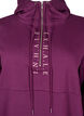 Sportieve sweatshirtjurk met capuchon, Pickled Beet/SilverP, Packshot image number 2