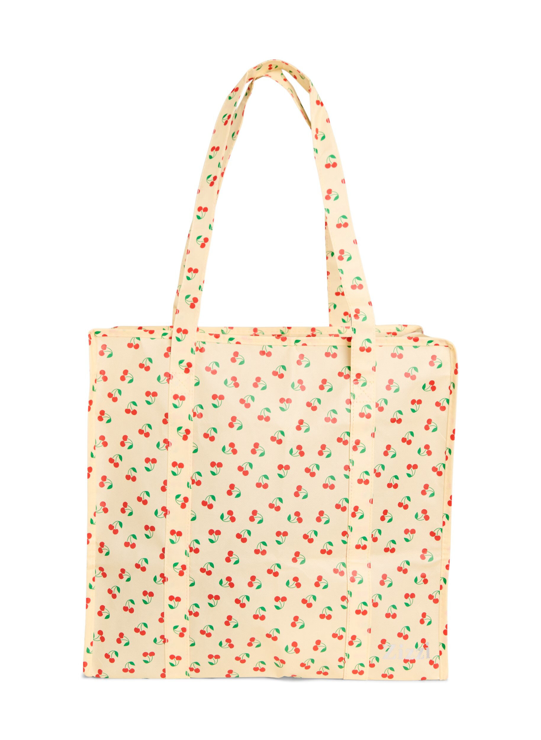 ZizziShoppingtas met ritssluiting, Geel, Packshot image number 1
