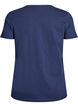 Kerst T-shirt van biologisch katoen, Blauw, Packshot image number 1