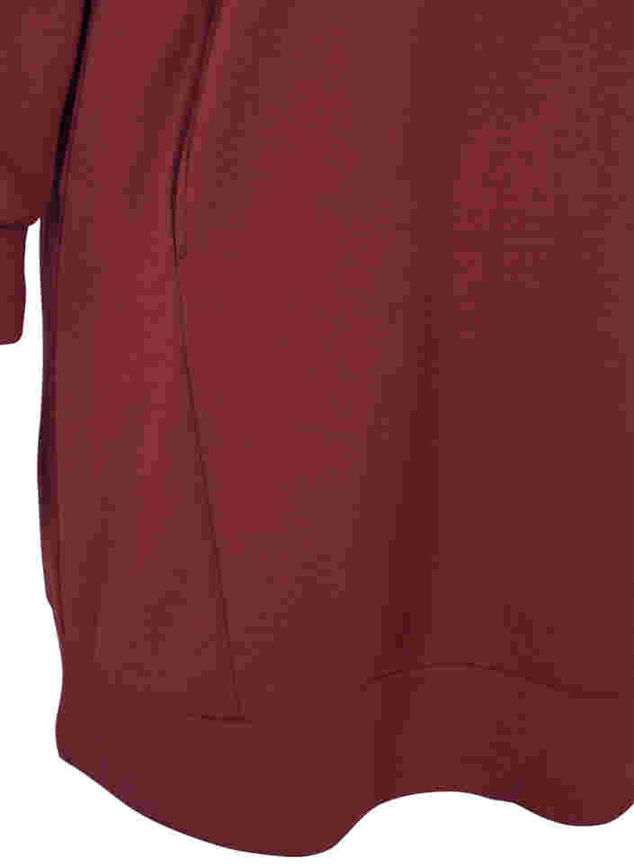 Trui jurk met color-block, Red Mahogany/RoseBr., Packshot image number 3