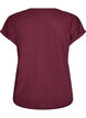 T-shirt met korte mouwen van katoenmix, Rood, Packshot image number 1