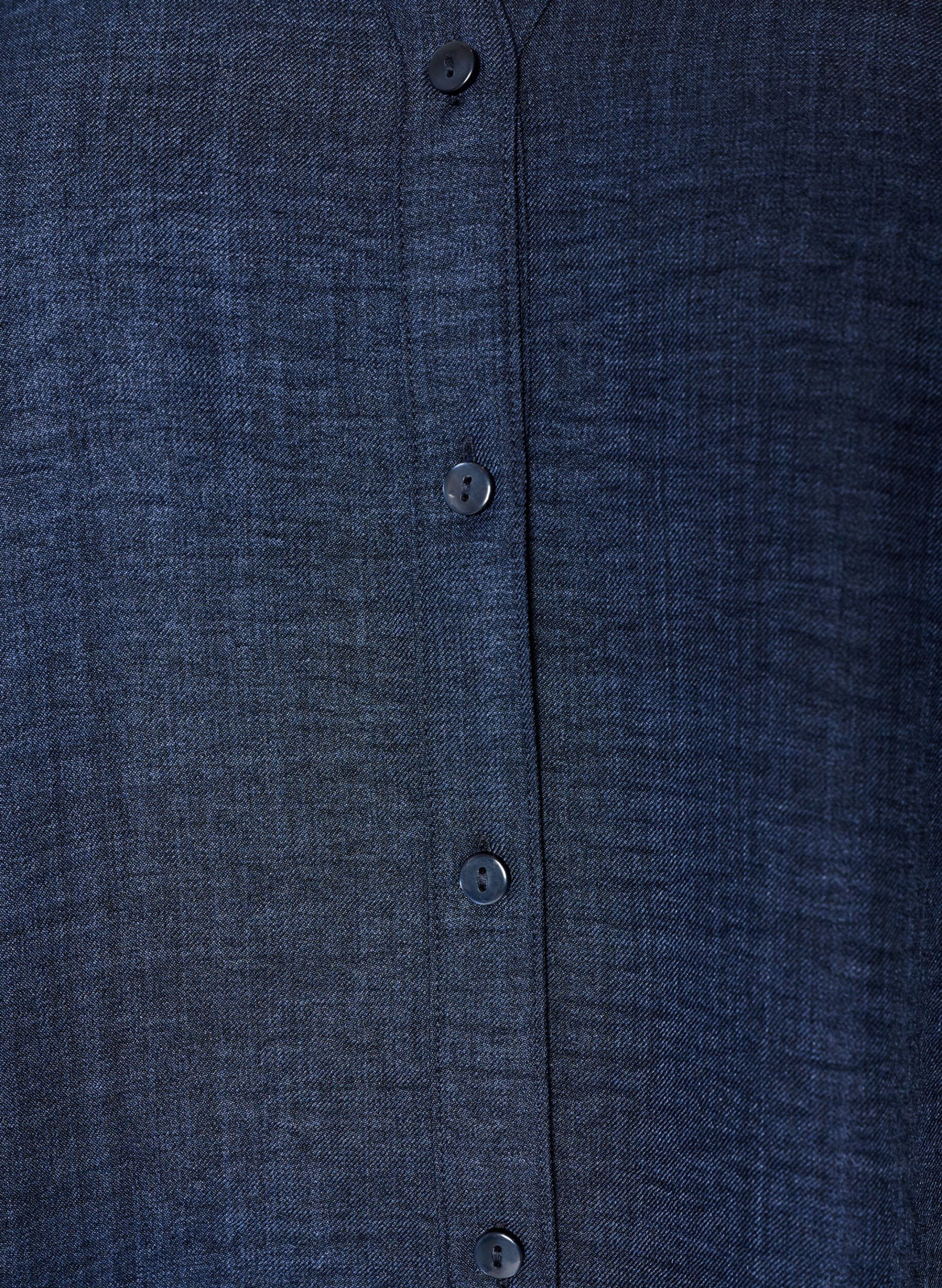 ZizziLosse shirt met V-hals, Blauw, Packshot image number 2