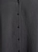 Shirtblouse met V-hals en 3/4 mouwen, Grijs, Packshot image number 2