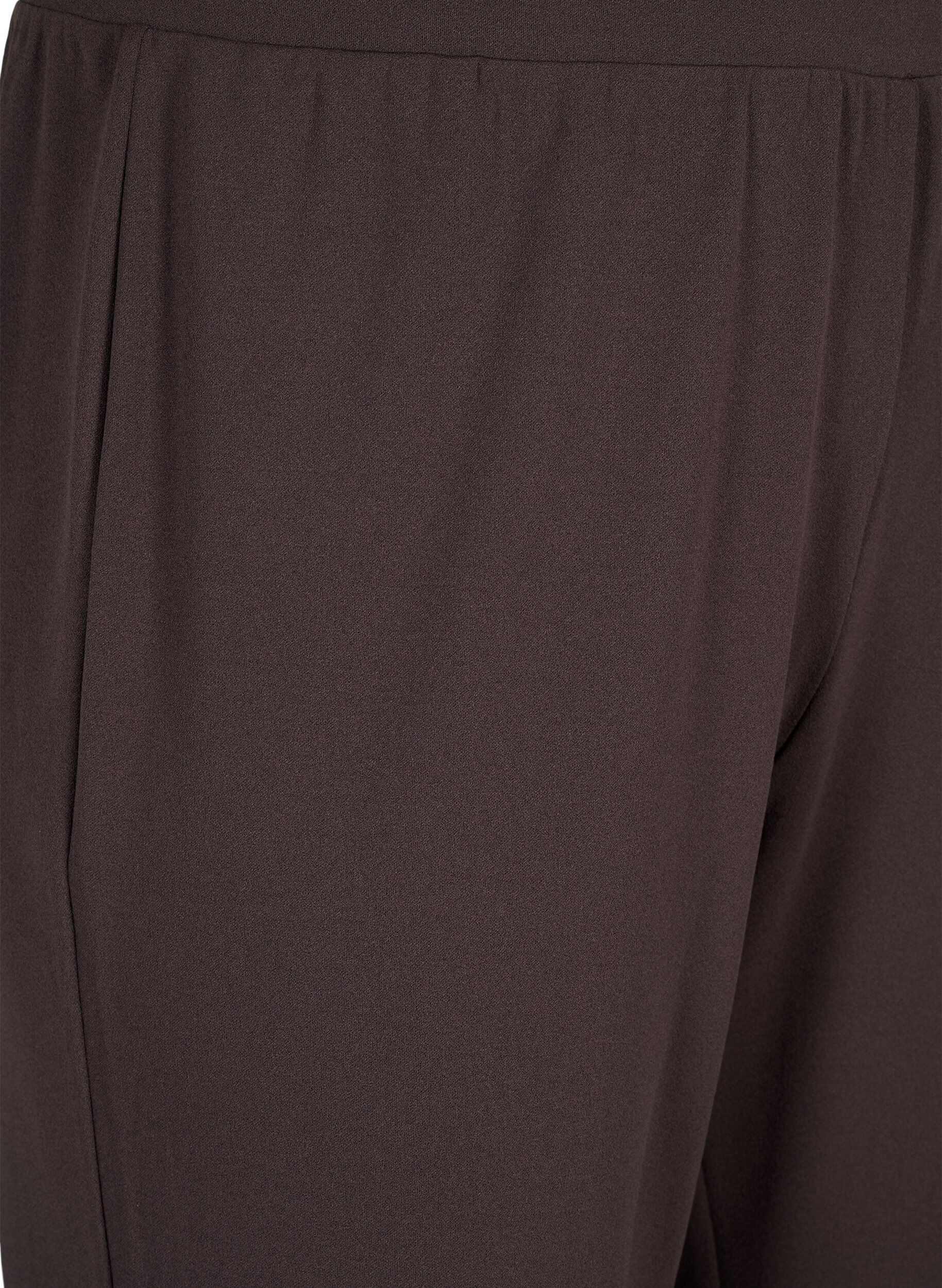 Zizzi FLASH - Broek met rechte pasvorm, Bruin, Packshot image number 2
