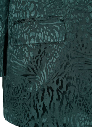 Viscose blazer met ton-sur-ton print, Ponderosa Pine, Packshot image number 3