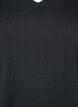 FLASH - Blouse met textuur en lange mouwen, Black, Packshot image number 2