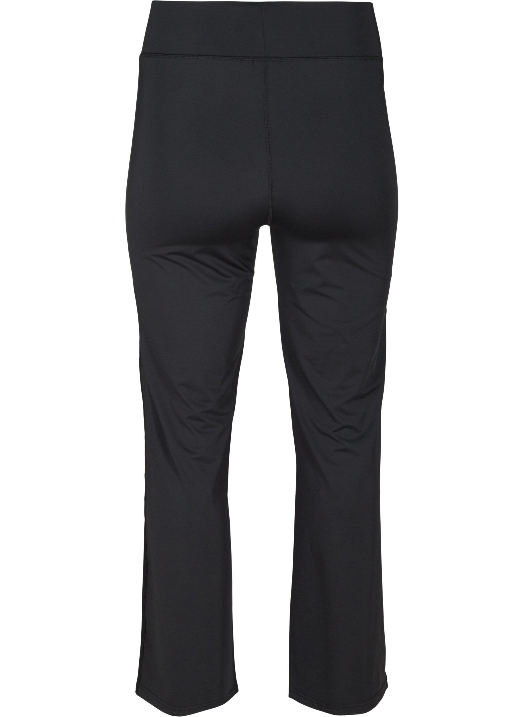 Zizzi Flared Sportbroek, Zwart, Packshot image number 1