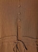Blouse met textuur en een strik in de taille, Bruin, Packshot image number 2